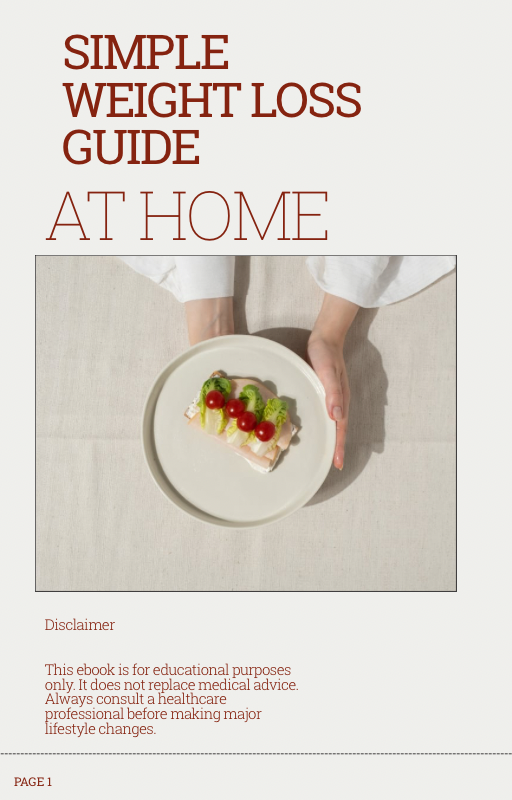 Lose weight guide ebook